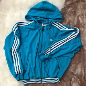 Vintage Adidas Baby Blue Sweater
